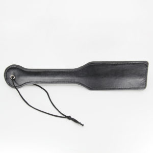 plain black pu paddle
