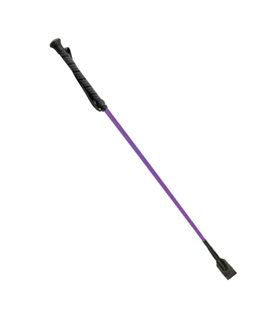 Coloured Riding Crop with Rubber Handle | Love In Leather